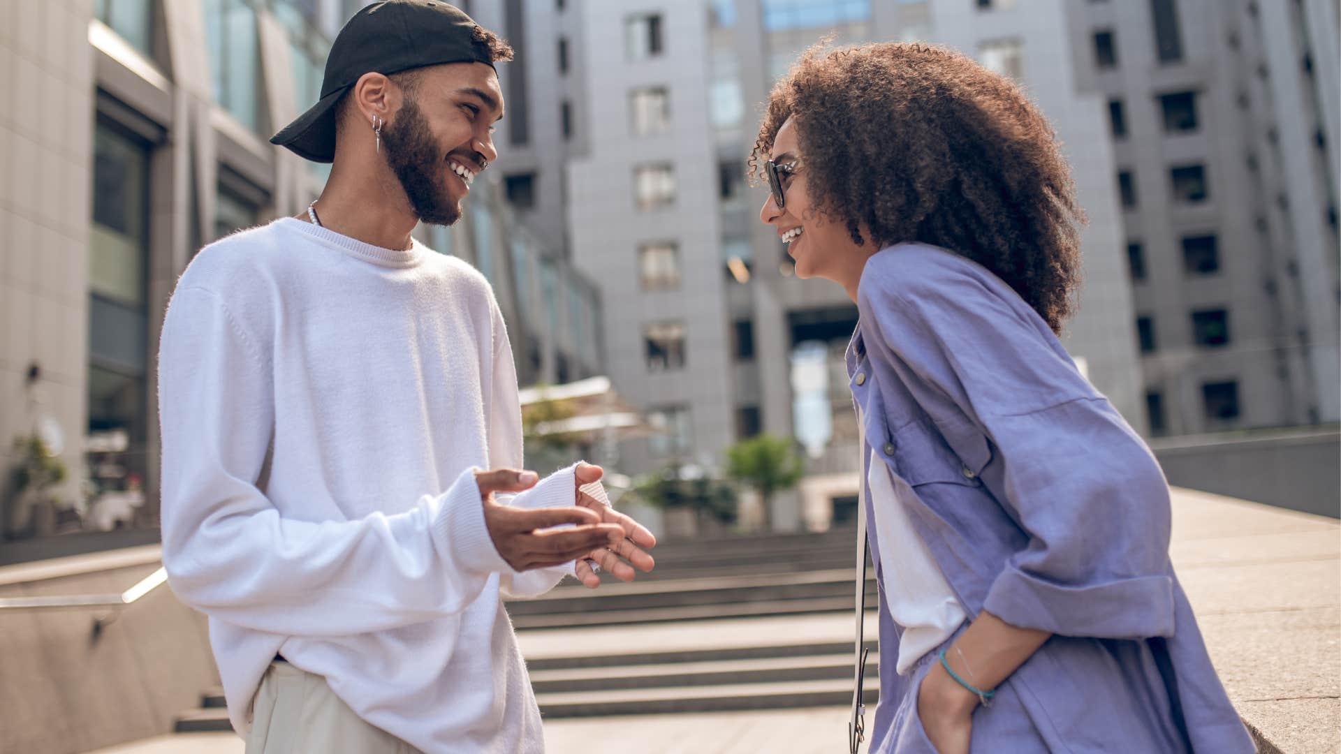 woman with superior social skills who creates an emotional connection with man