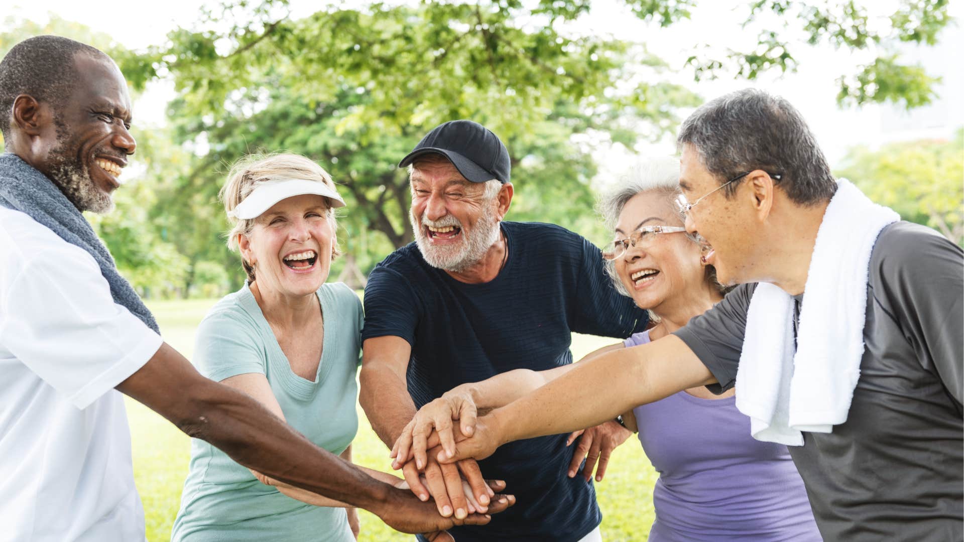 group of friends staying engaged in their community