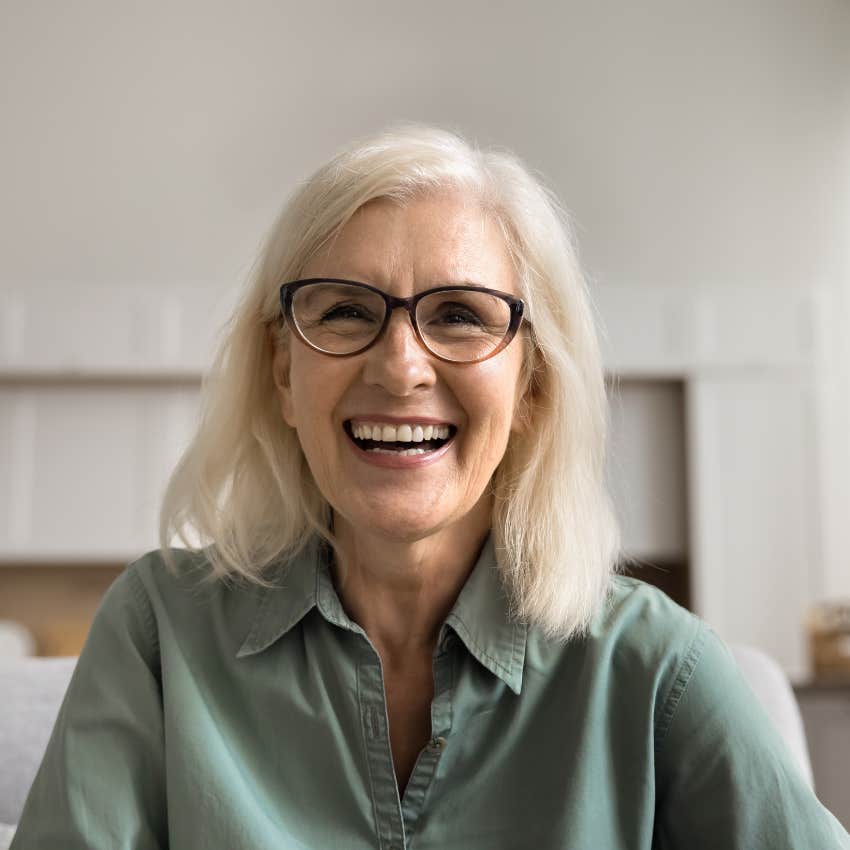 woman who has lived a successful life by avoiding repressing the shadow