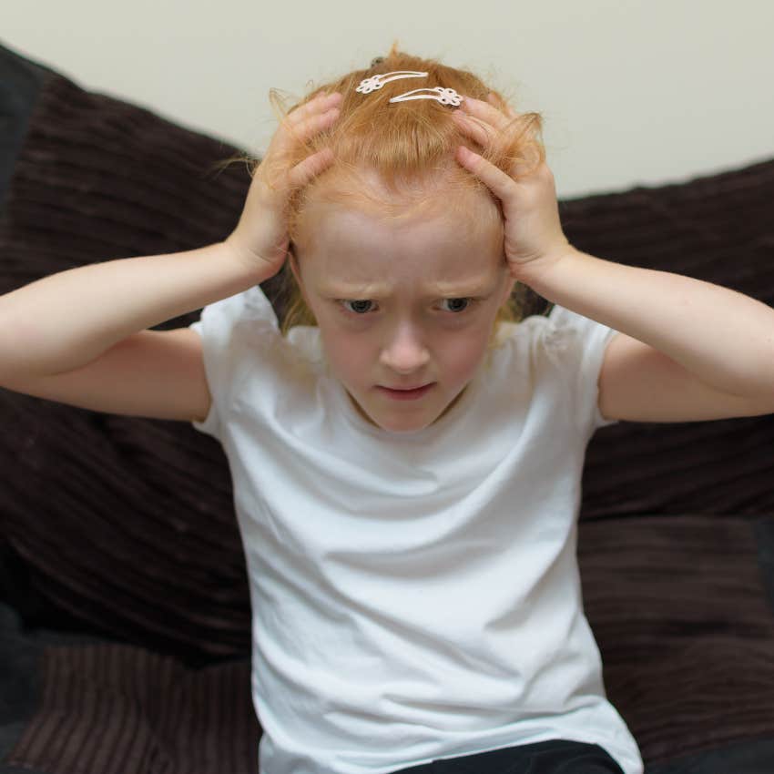 child having a meltdown