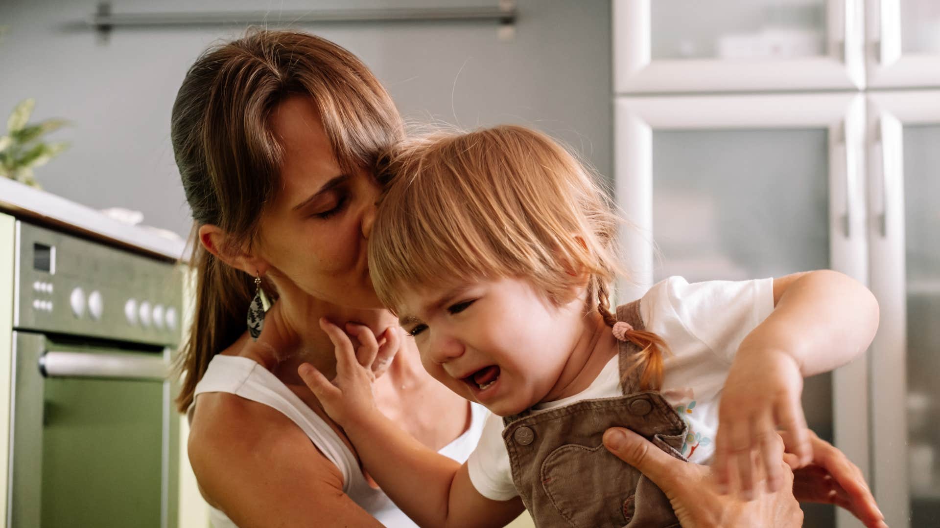 woman who was an only child realizing childcare is complicated