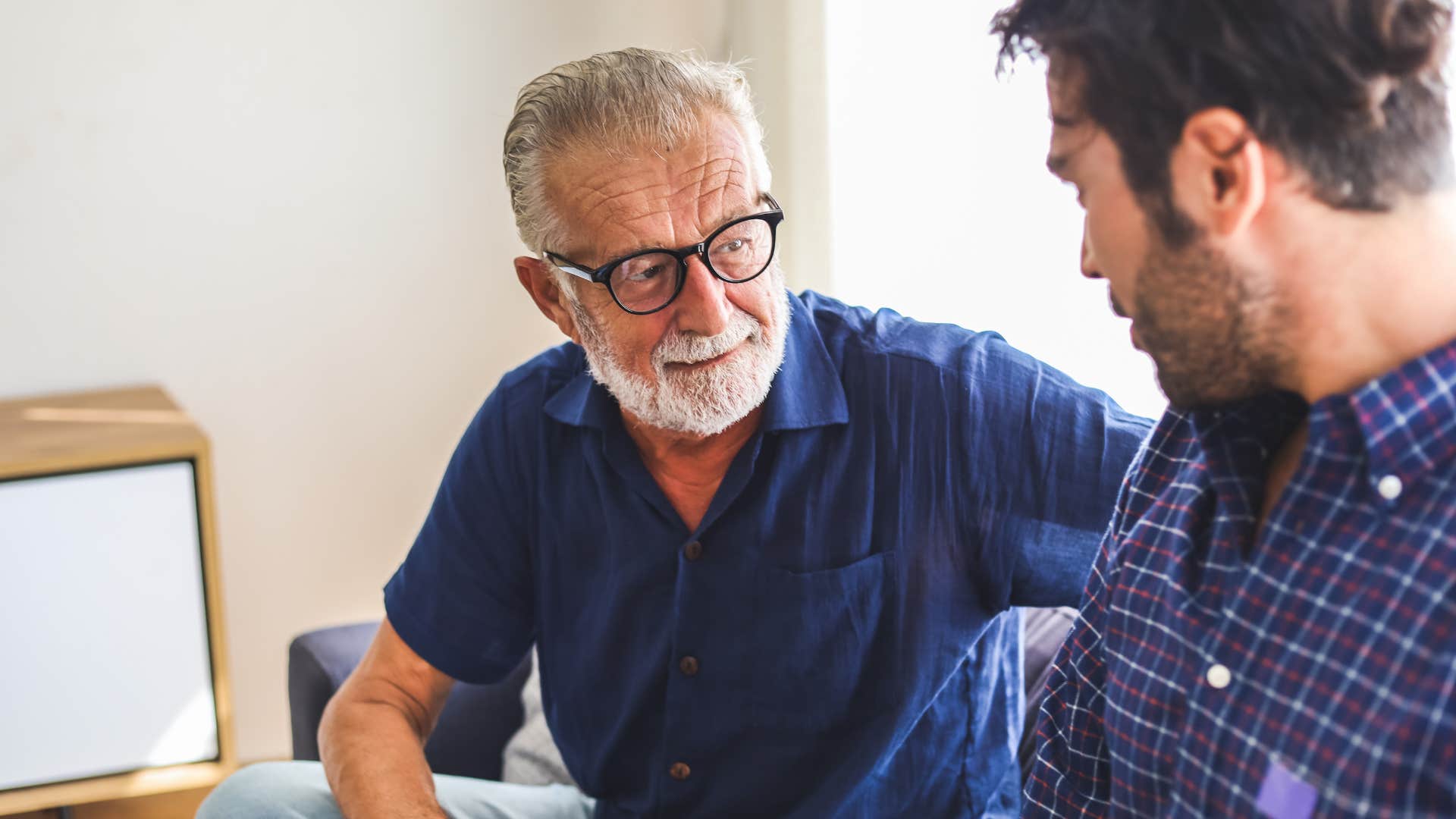 narcissistic older dad telling son he wouldnt survive without him
