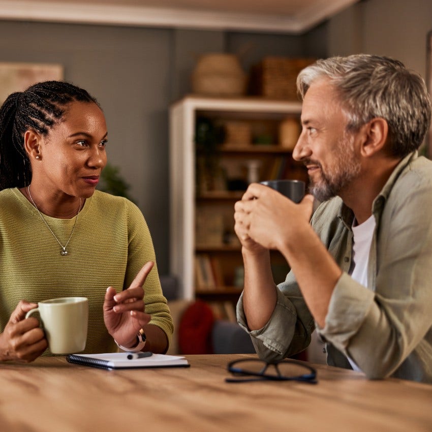 man who lives a happy life as he recognizes each person has their own individual experience