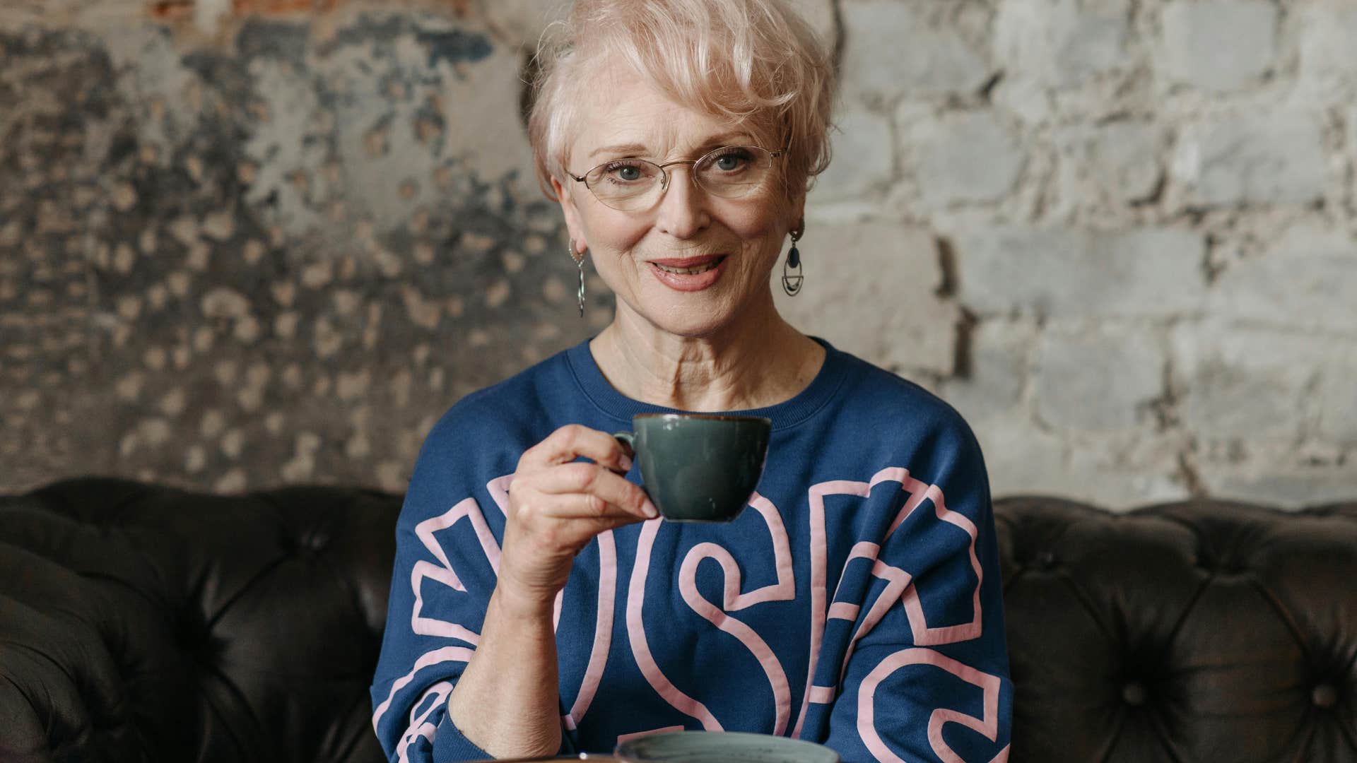 older woman who asks thoughtful questions