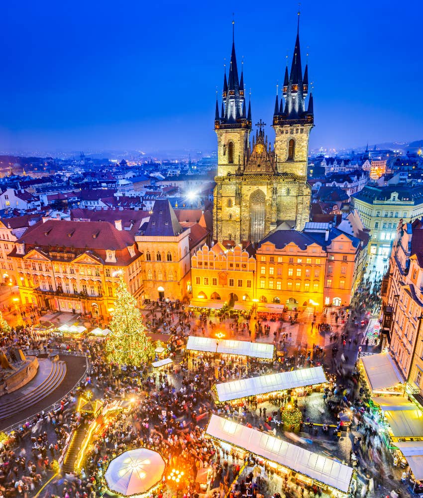 Christmas market in Prague, Czech Republic