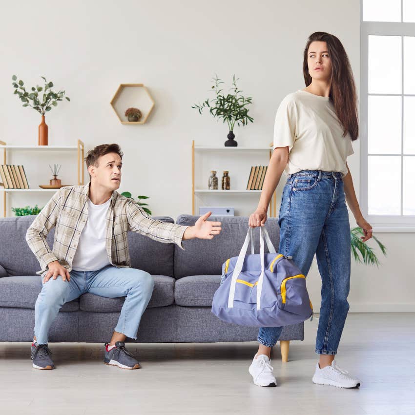 woman who wants to stay happy and upbeat as she says goodbye to staying in a bad relationship