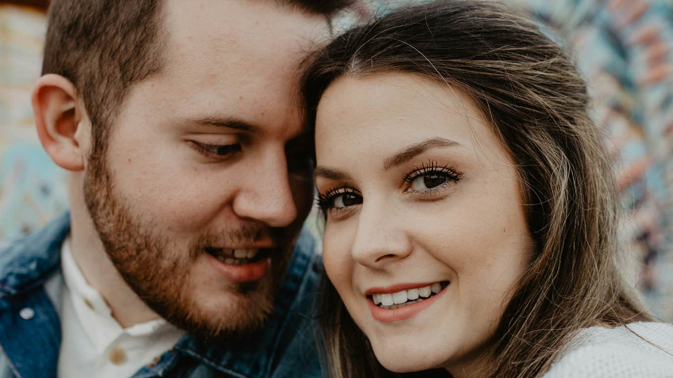 Woman knows how to choose a genuinely good man.