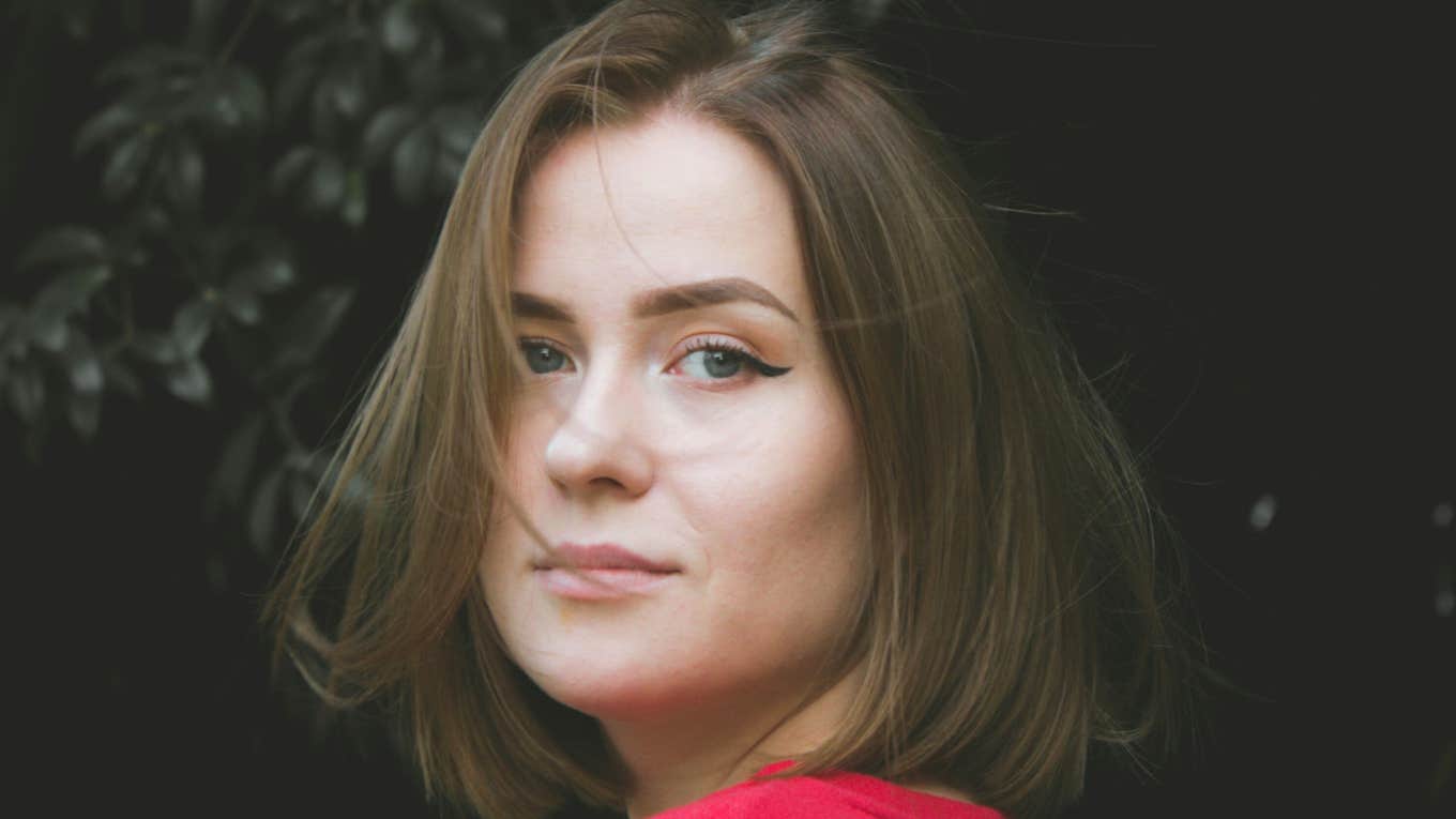 Healing woman transforms life.