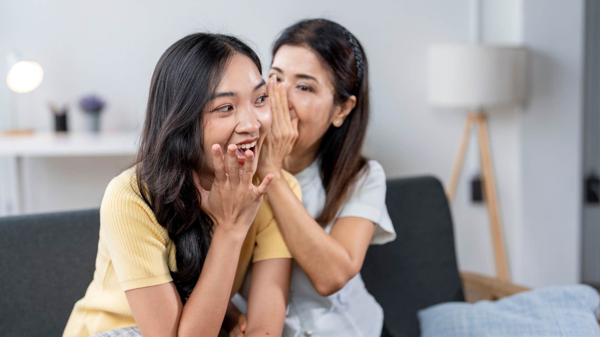 woman who is highly conceited as she speaks negatively of others