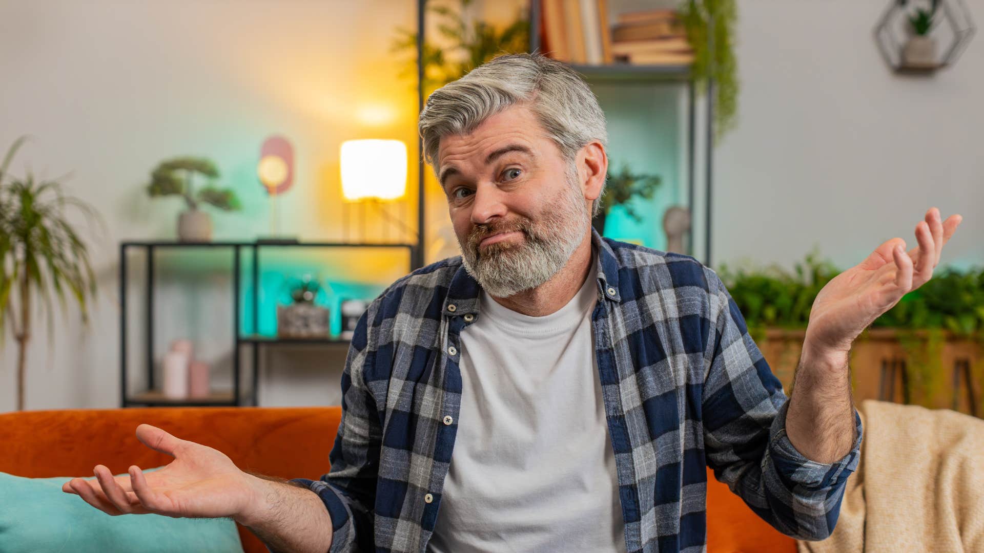 man shrugging saying it is what it is