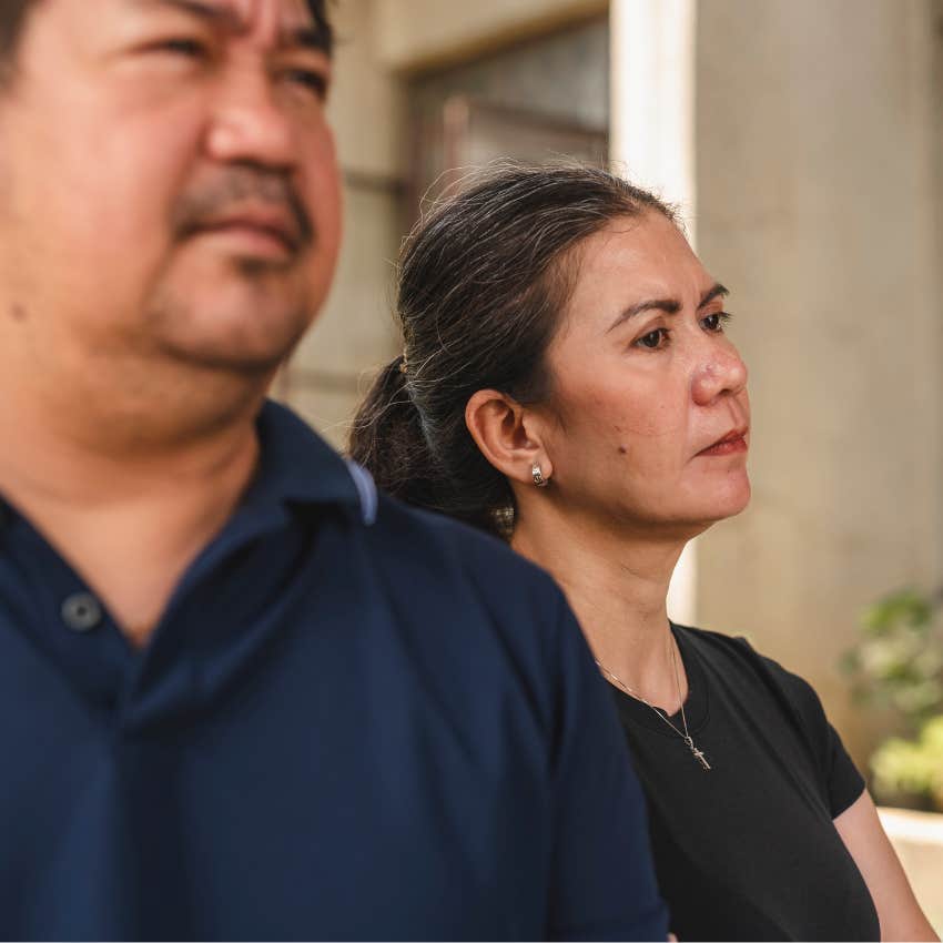 woman upset after family member told her to get over it