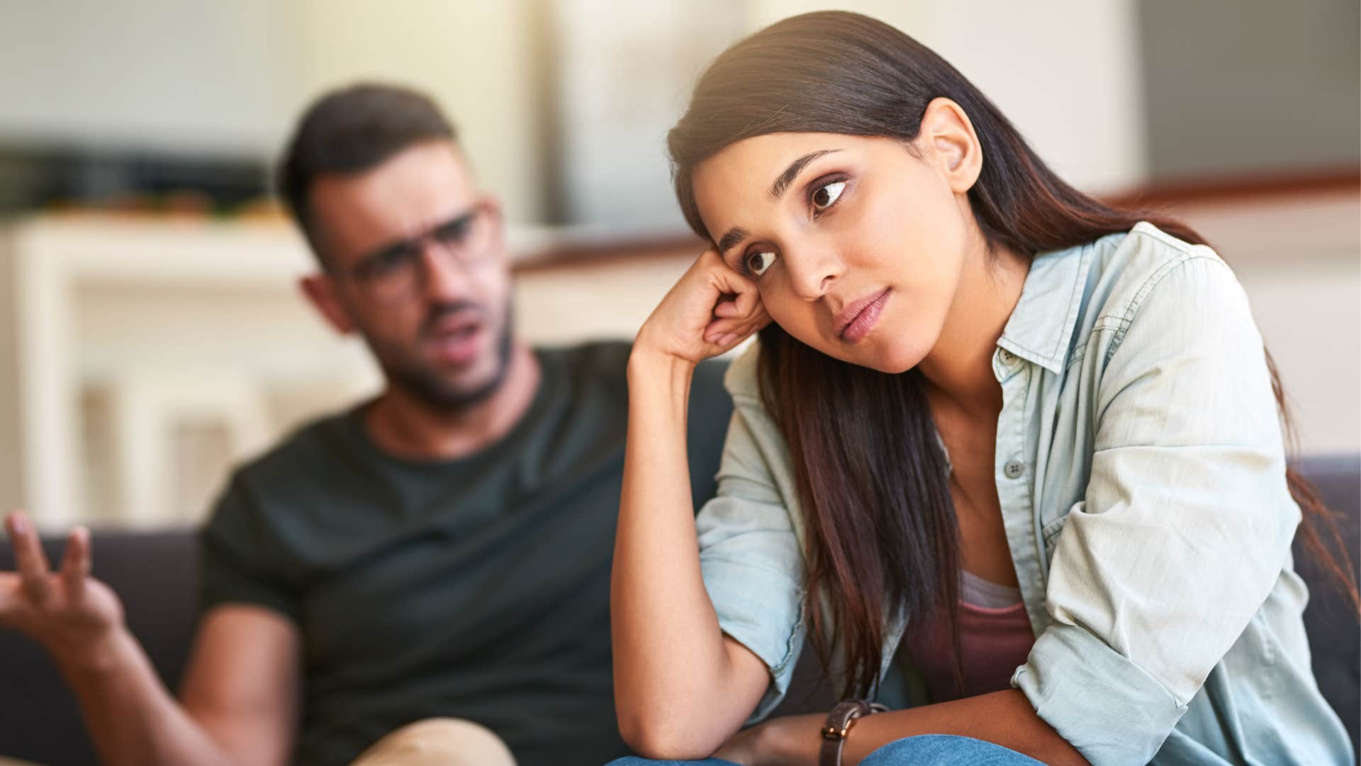 wife done trying in marriage with husband yelling at her