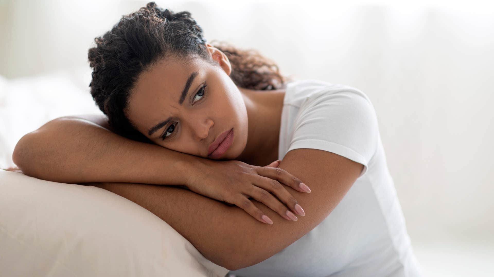 woman unhappy not spending time with husband