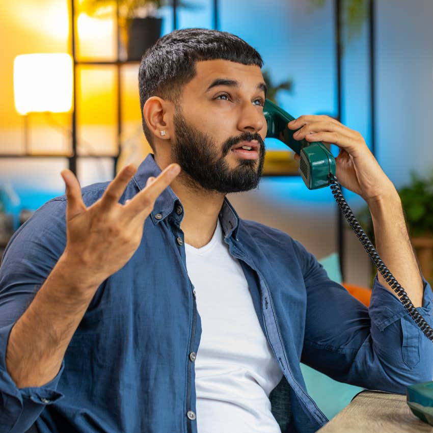 incompetent worker on the phone saying that's not my job