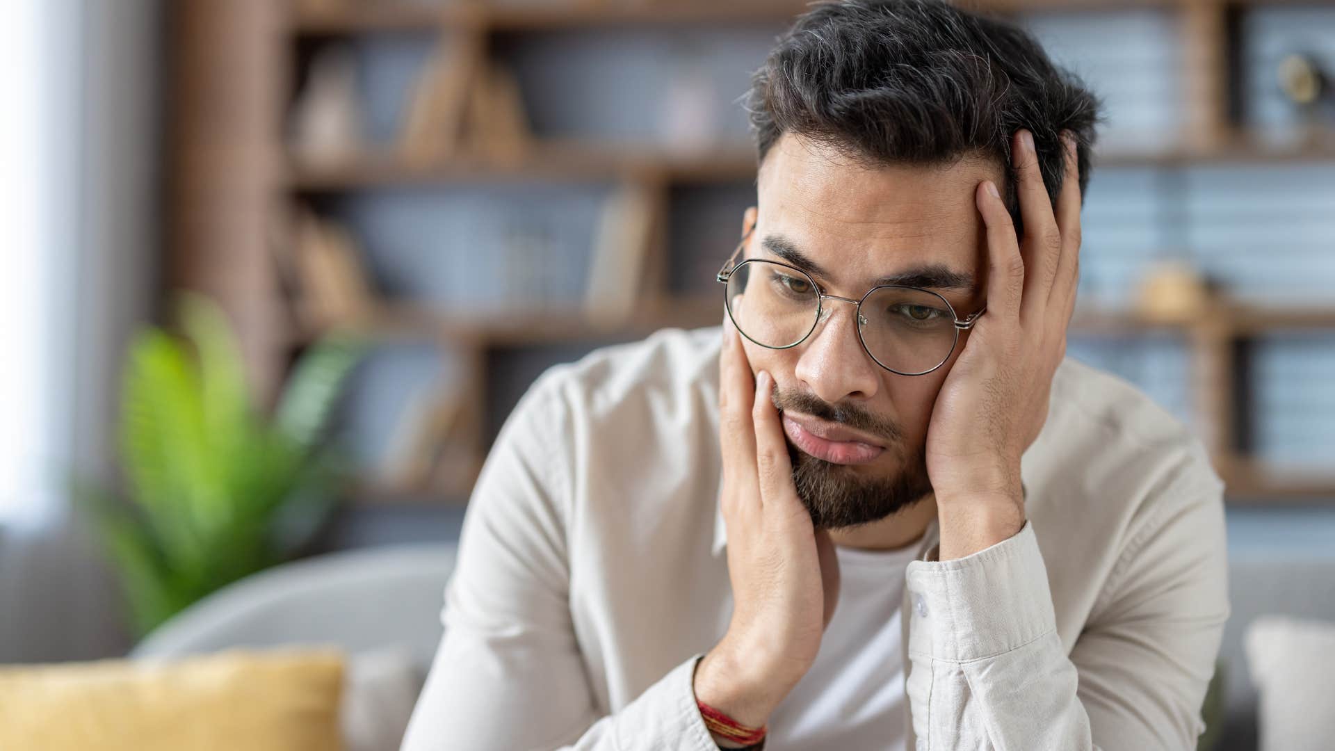 anxious man who fears his own company