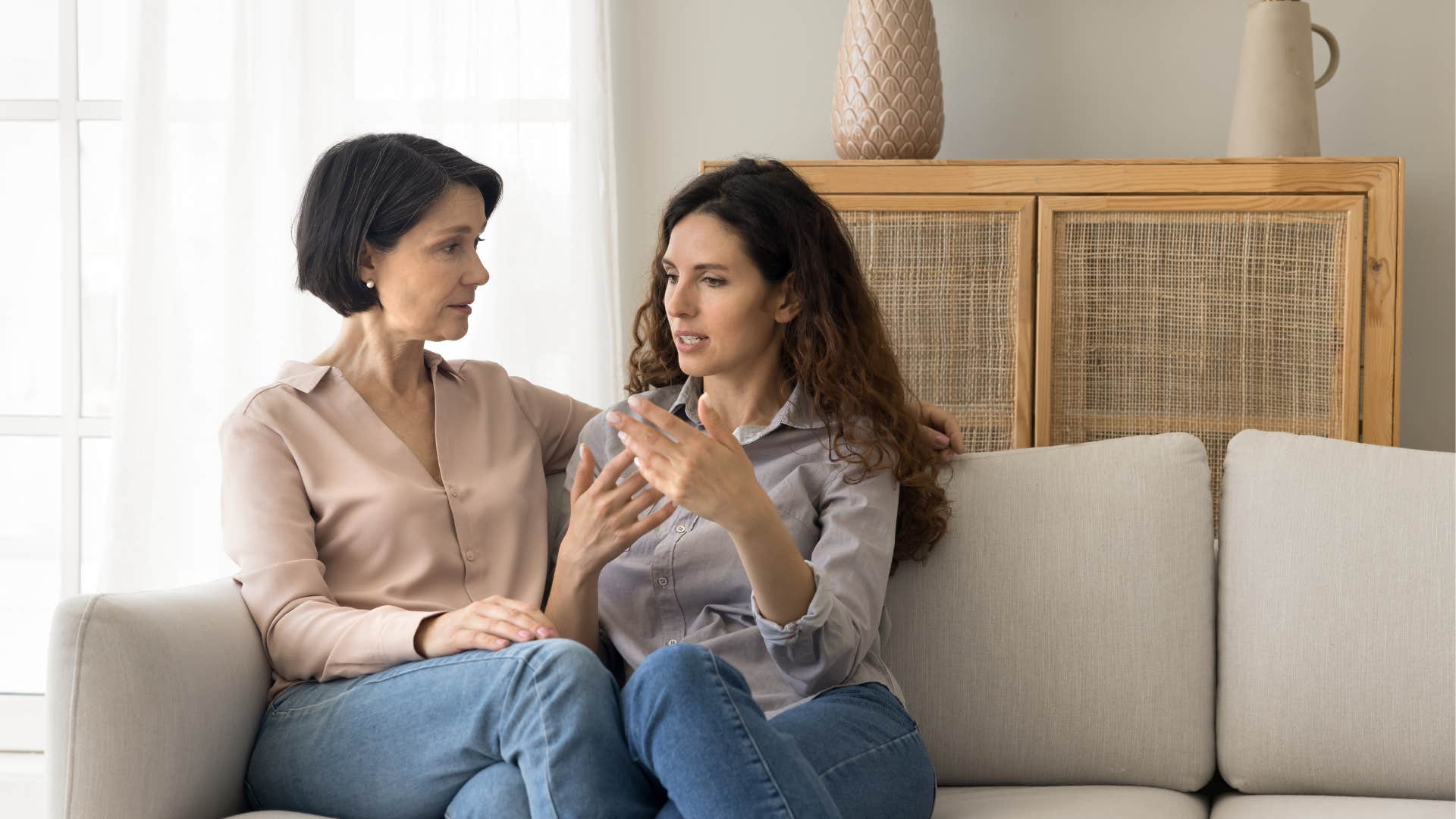 if someone is not trustworthy they'll say these phrases casually I would never do that to you