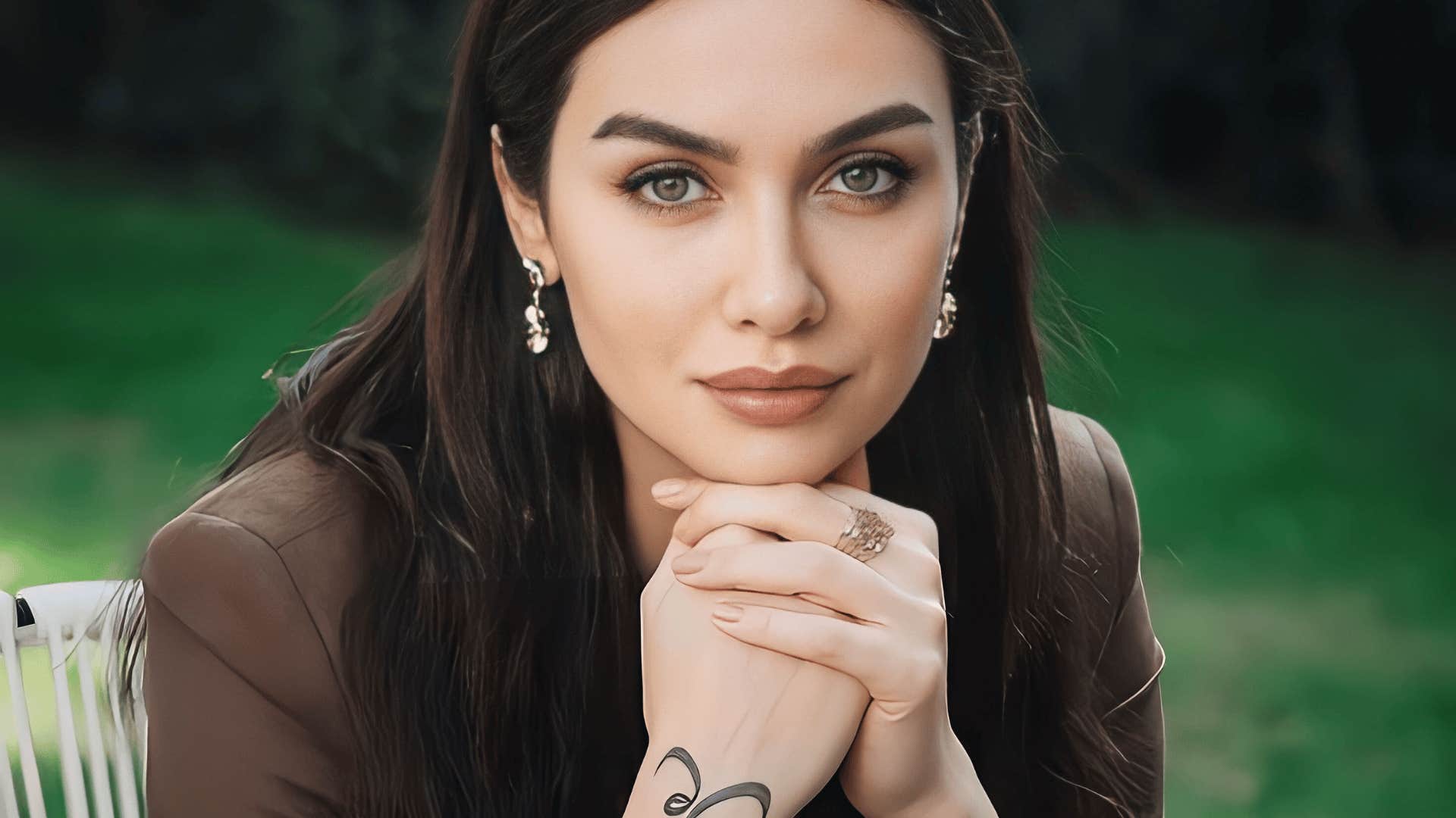 woman who is secretly embarrassed about her life saying she's fine