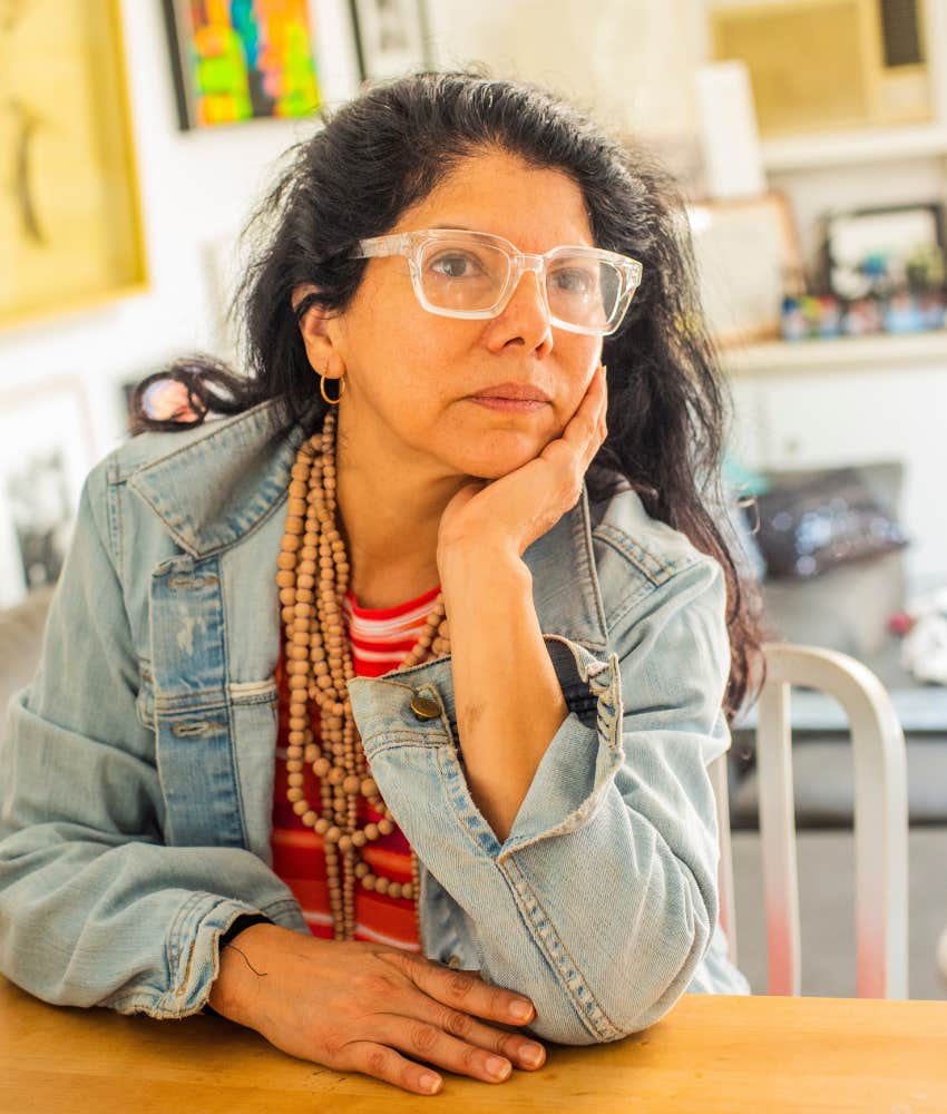 Serious person rests head on hand showing how truth starts healing