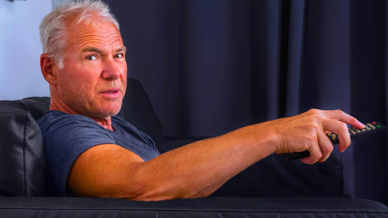 If Your Dad Always Has The TV On, He's Avoiding These Fears