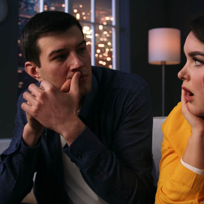 couple dealing with unhappiness and disconnection in their marriage