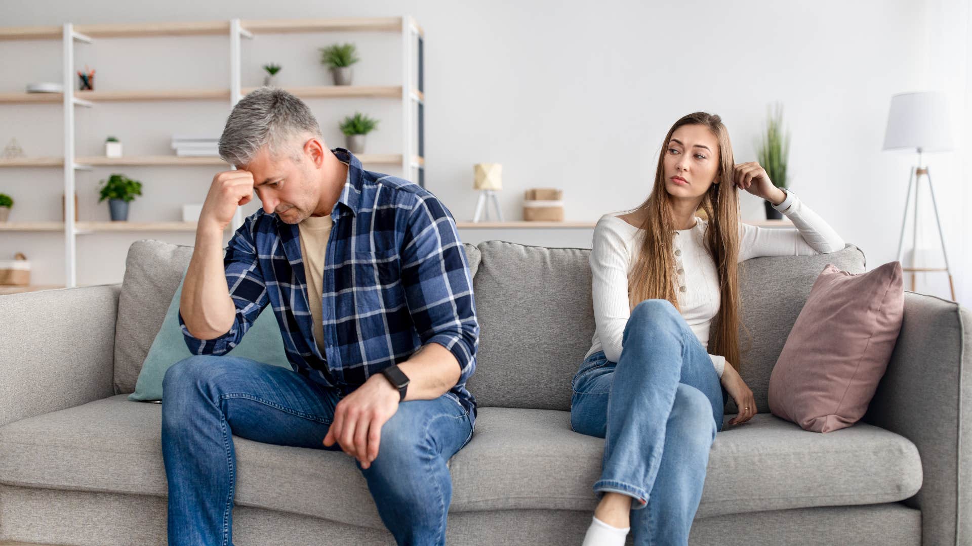 husband telling his wife he doesn't want to argue