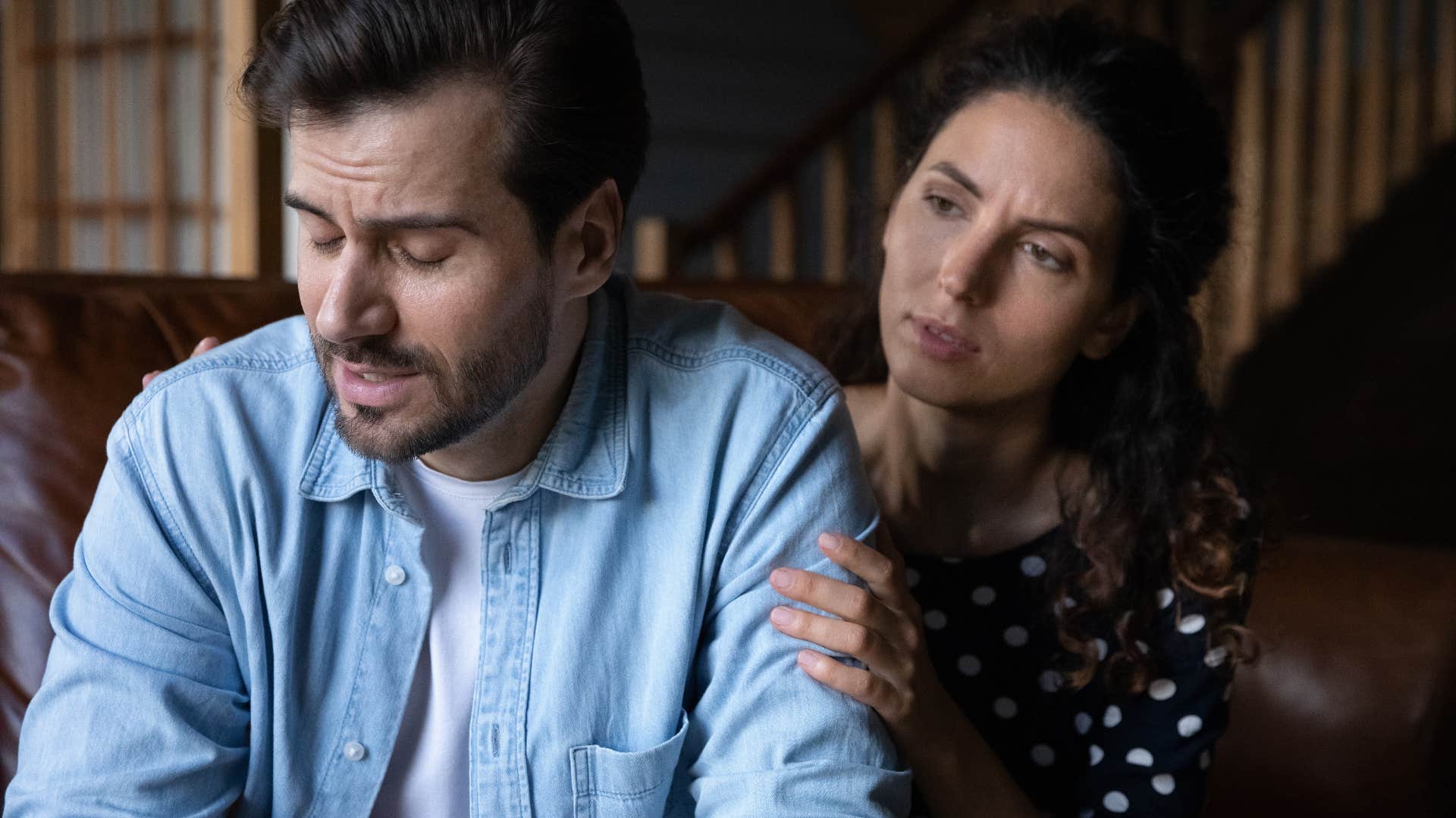 husband saying his wife would probably be happier without him