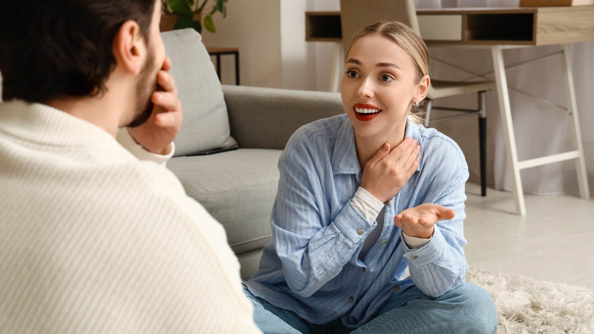 Wife who is a good woman telling the truth