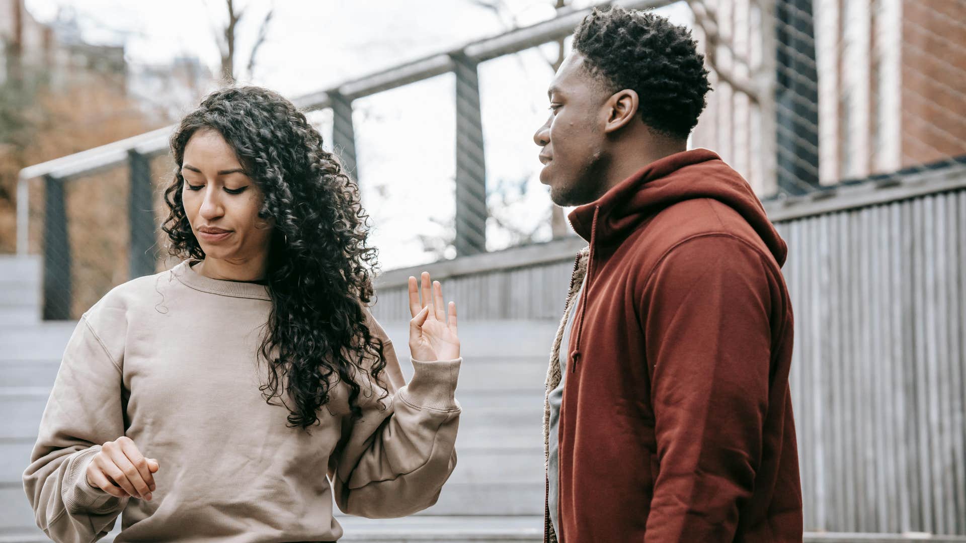 wife saying its fine just forget it