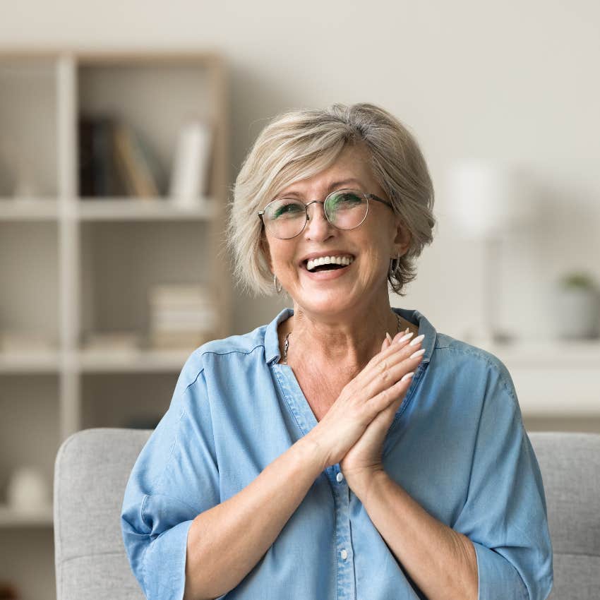woman who has lived a more purposeful life than most as she enjoys herself