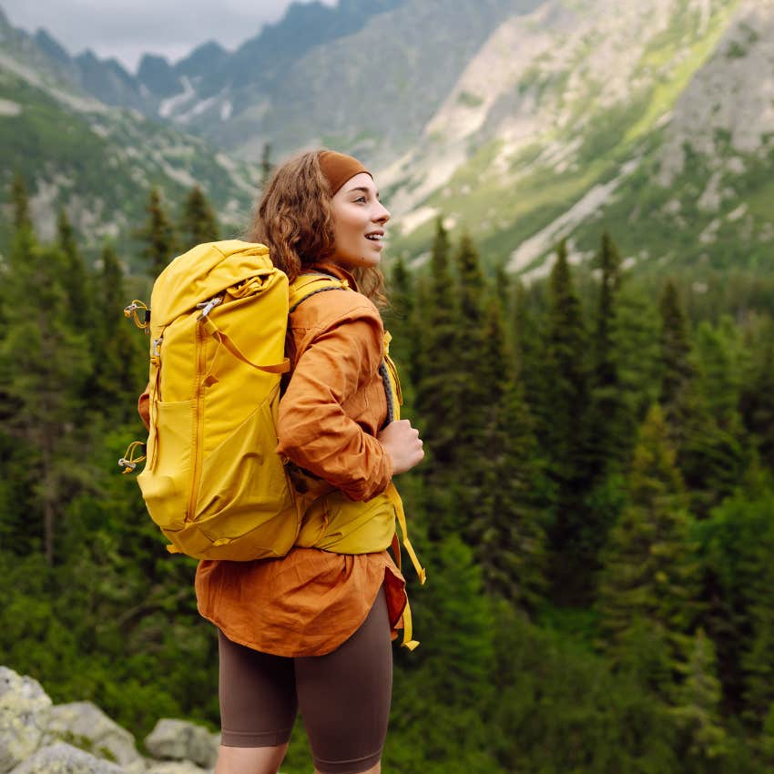 woman who has lived a more purposeful life than others as she pays attention to signs