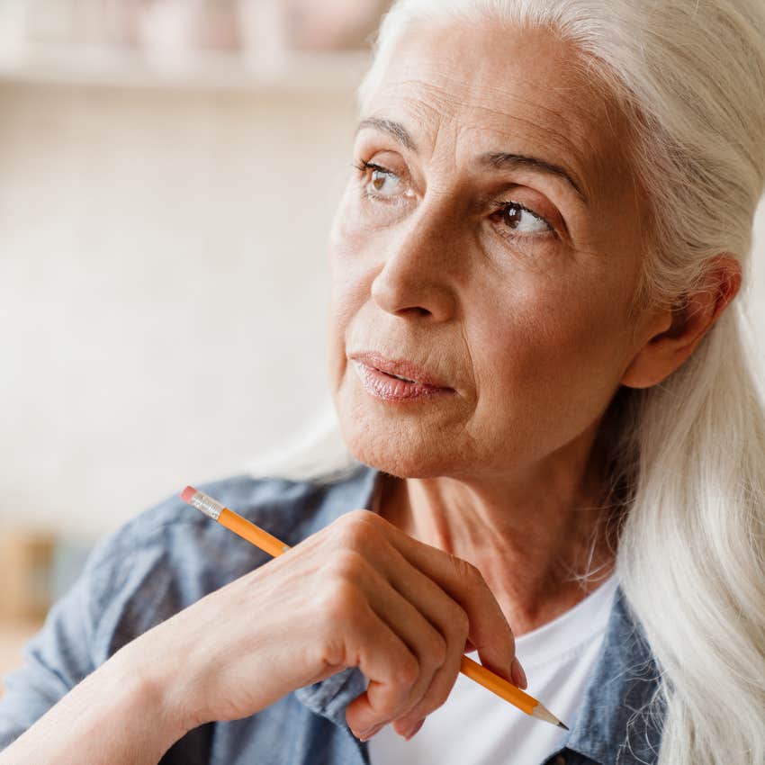 woman who has lived a more purposeful life as she pays attention to signs