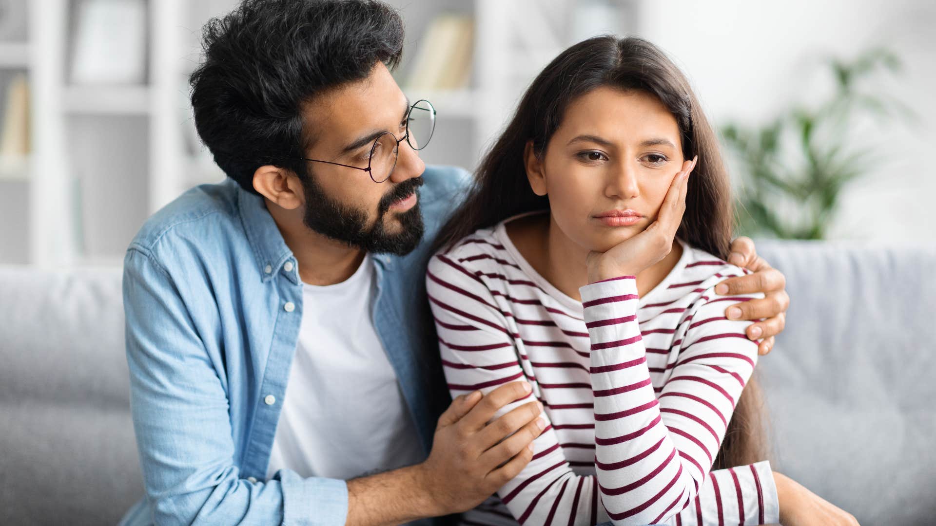 man admitting he was wrong to partner