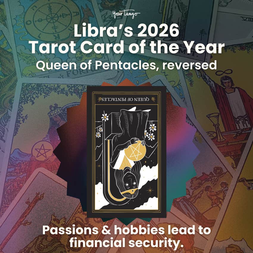 libra 2026 tarot card year queen pentacles reversed