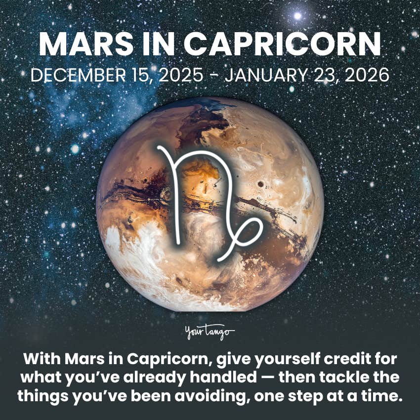 mars capricorn December 15 2025 January 23 2026