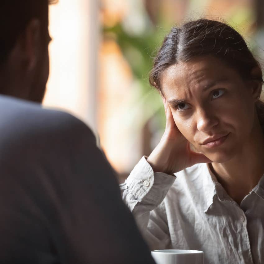 man who isn't over his ex as he is hot and cold with woman