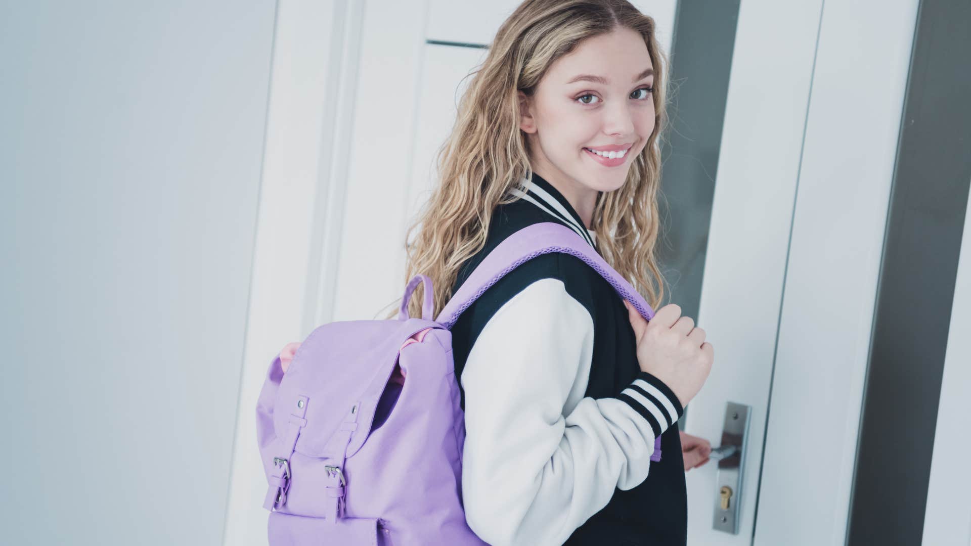 kid who is coming home before her curfew