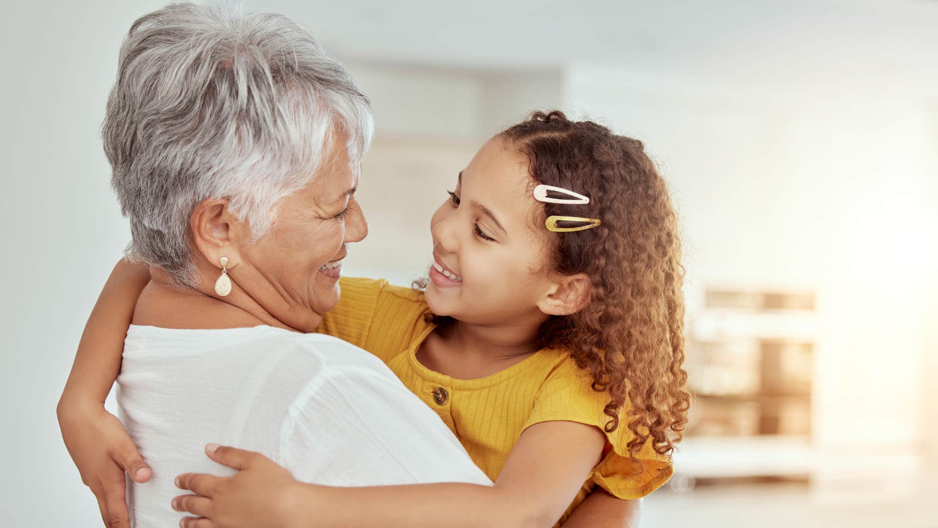 little girl who respects her elders