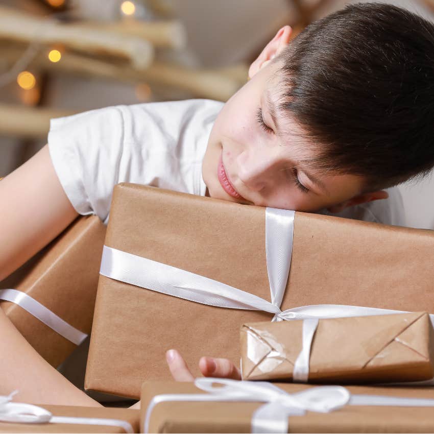 parent who bought too many gifts for kid as it lowers self-esteem
