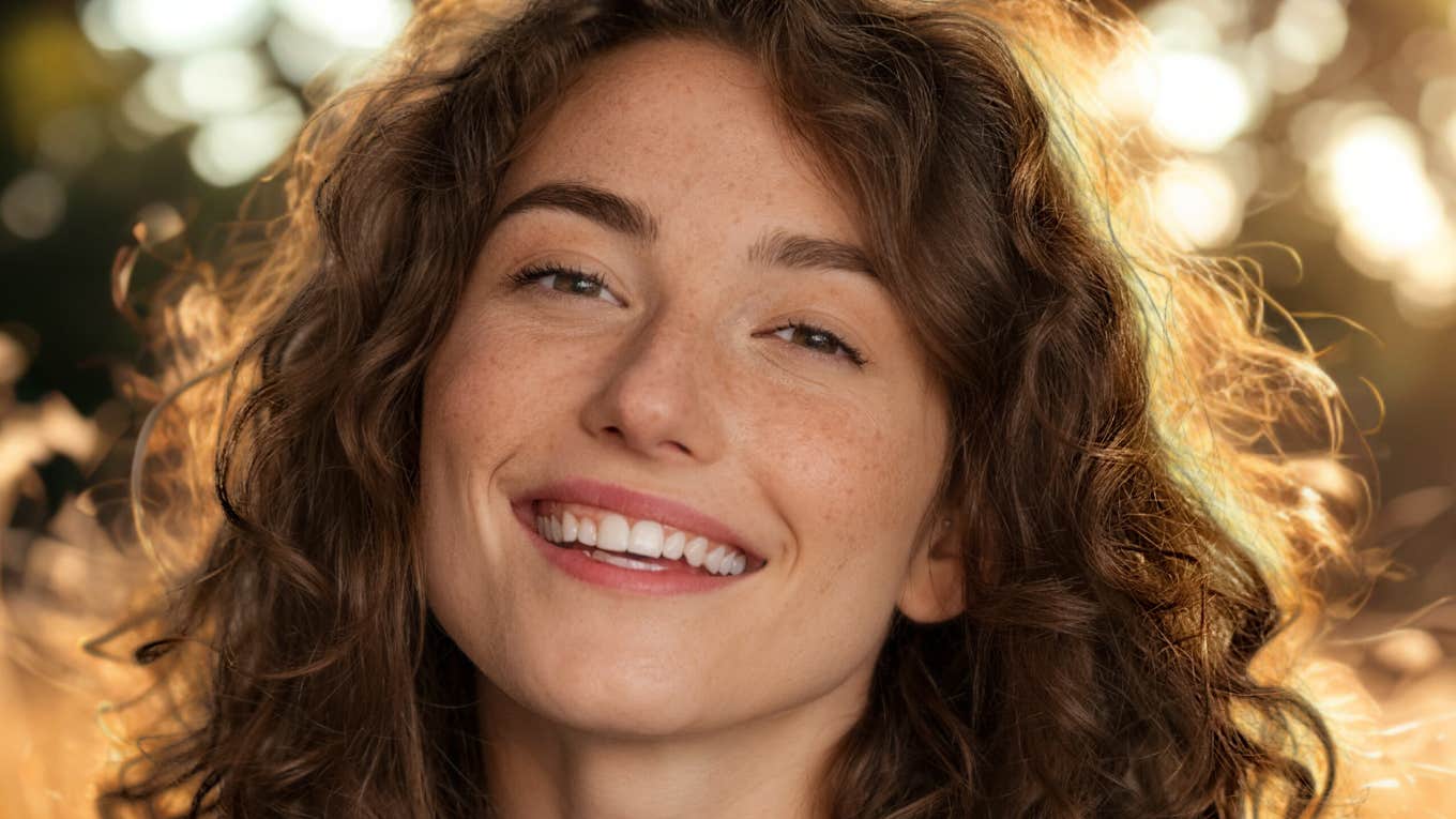 Woman transforms from broken heart.