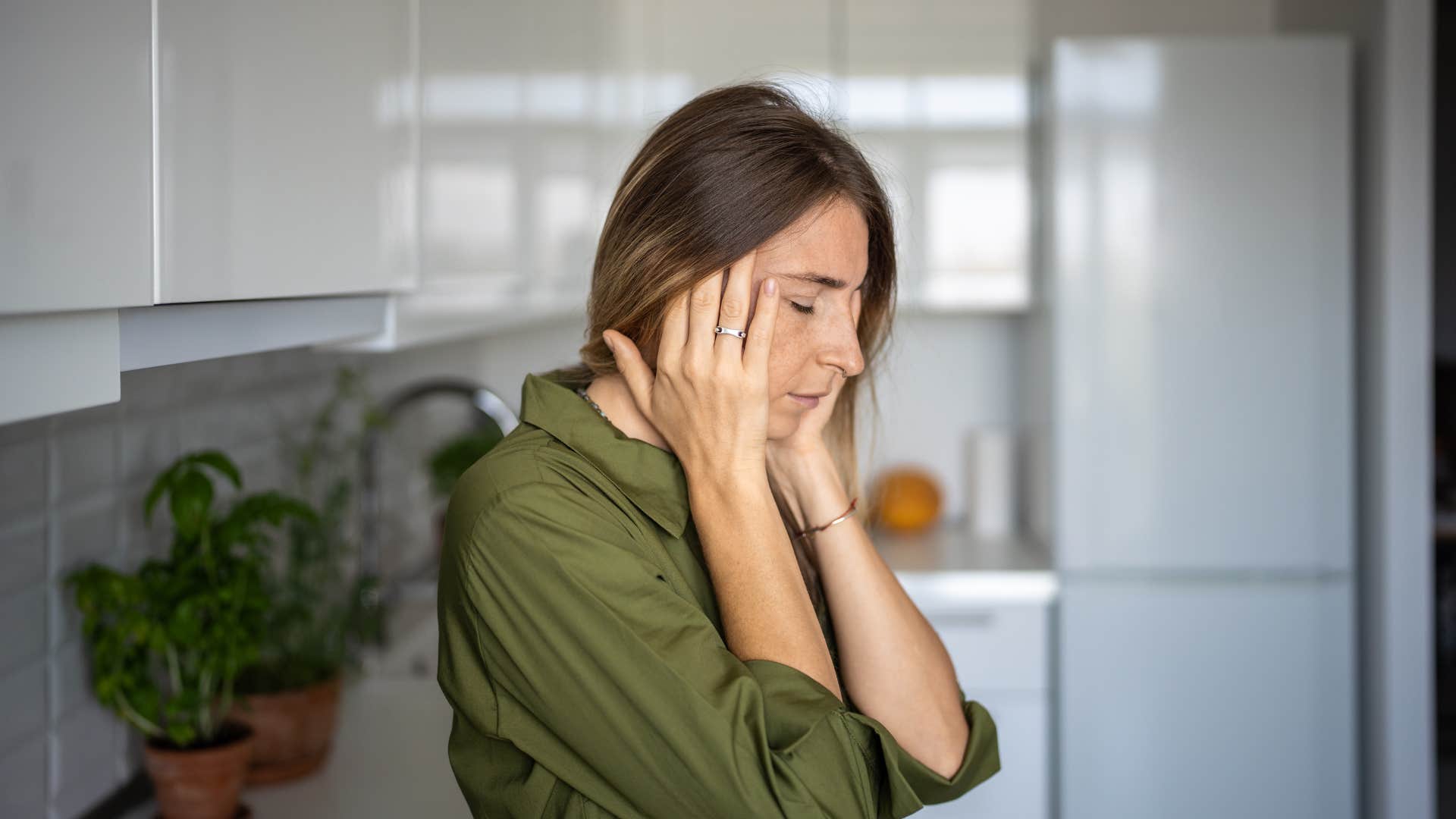 stressed woman experiencing decision fatigue