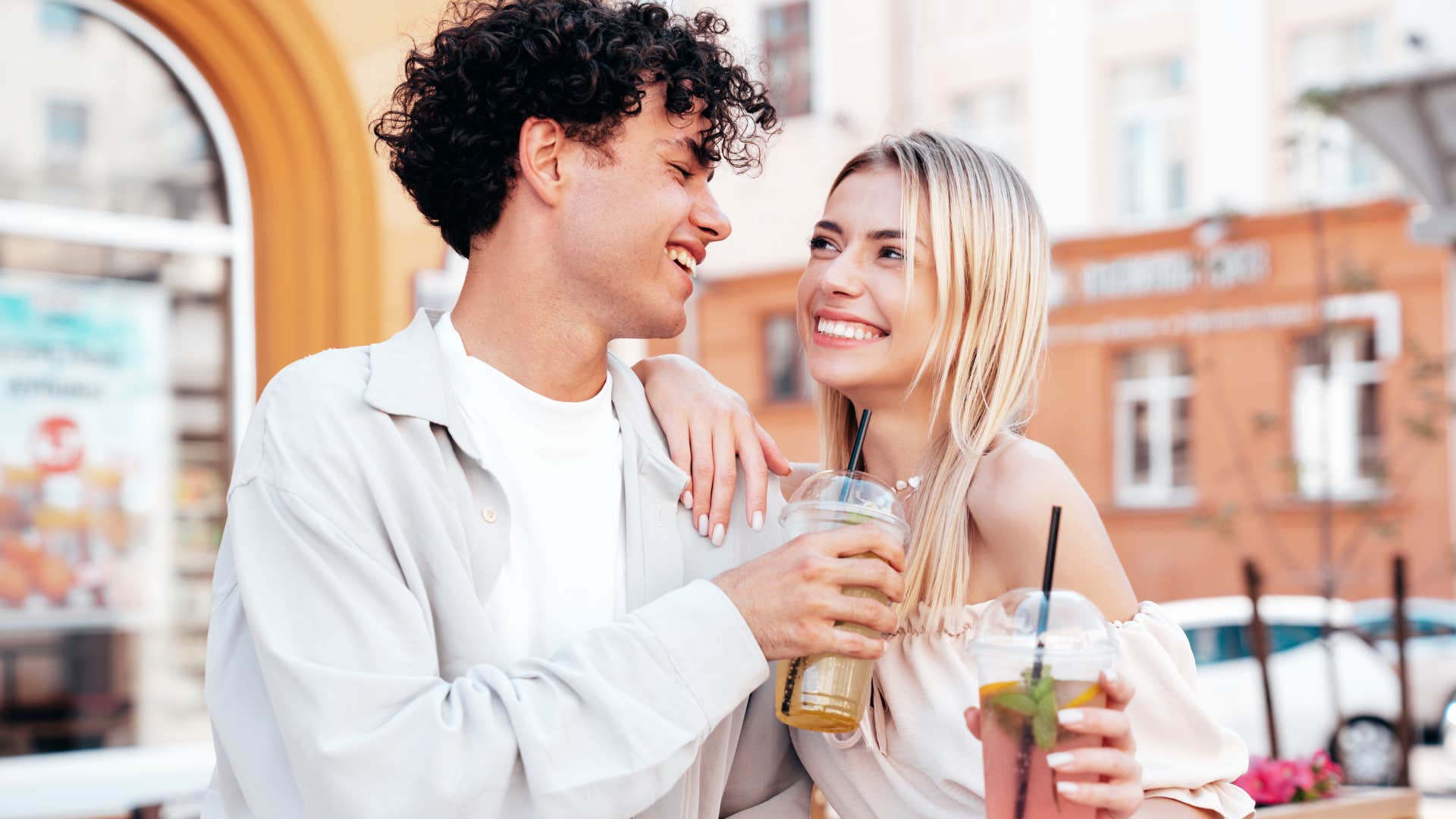 man who never gets stuck in friend zone as he asks woman on a date