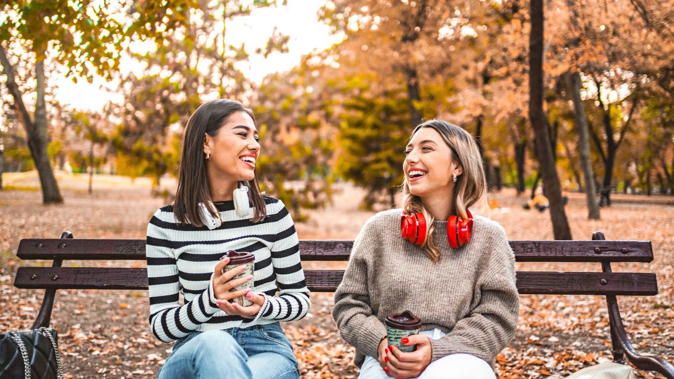 friends talking with each other