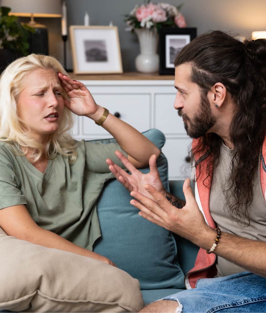 Person explains they won't introduce partner to family