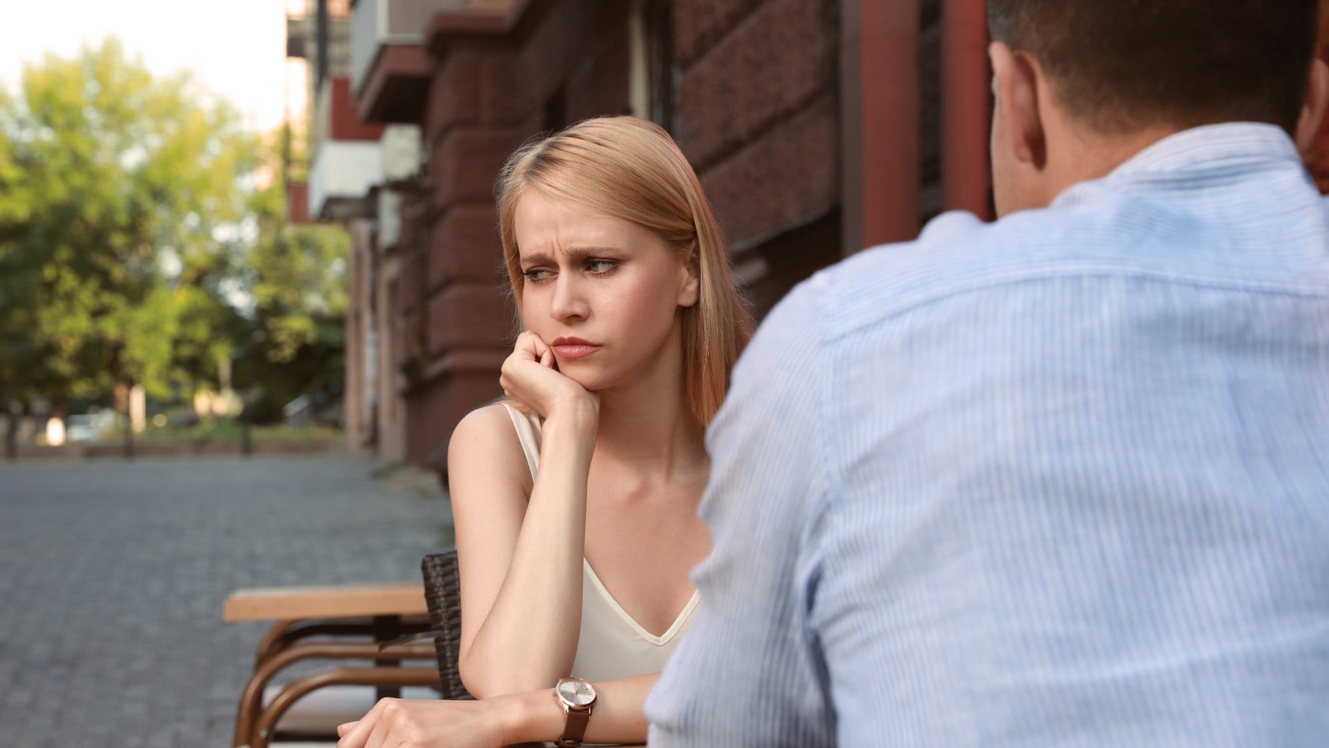 woman who doesn't let a breakup derail her as she looks at who she is currently attracting