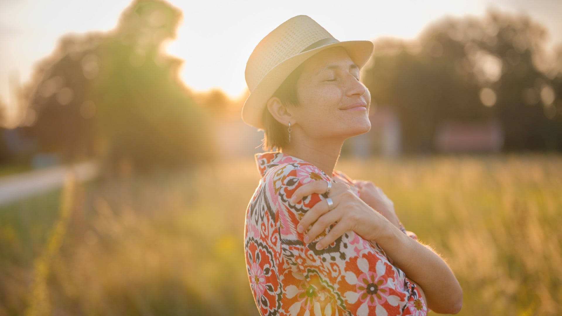 woman who has been disappointed finding hope by being gentle with herself