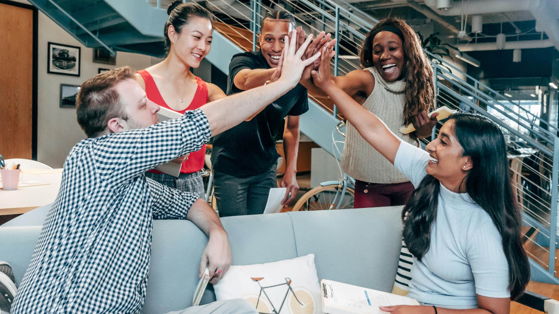 group of brilliant people with alacrity