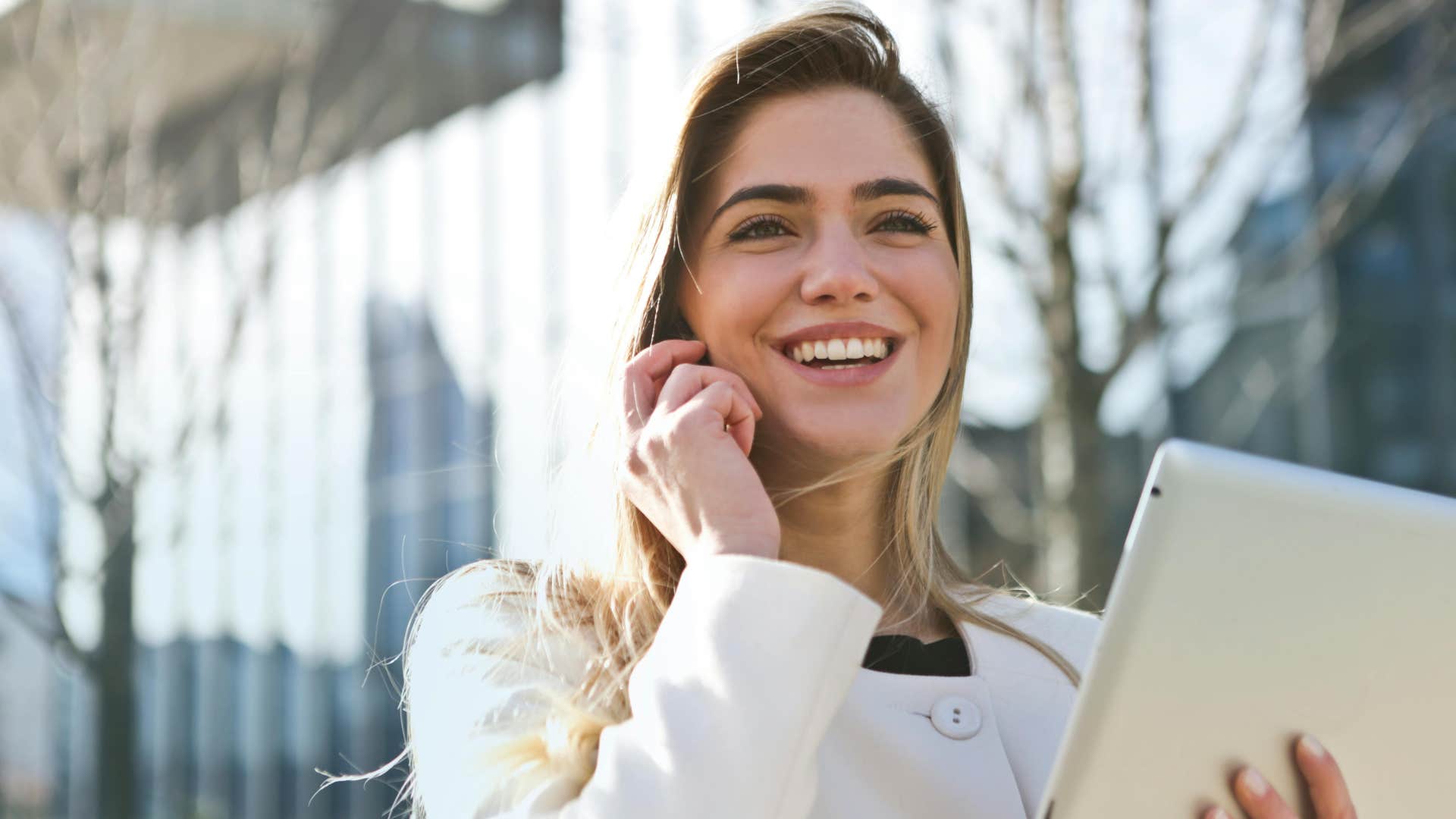 woman using the rare word esoteric