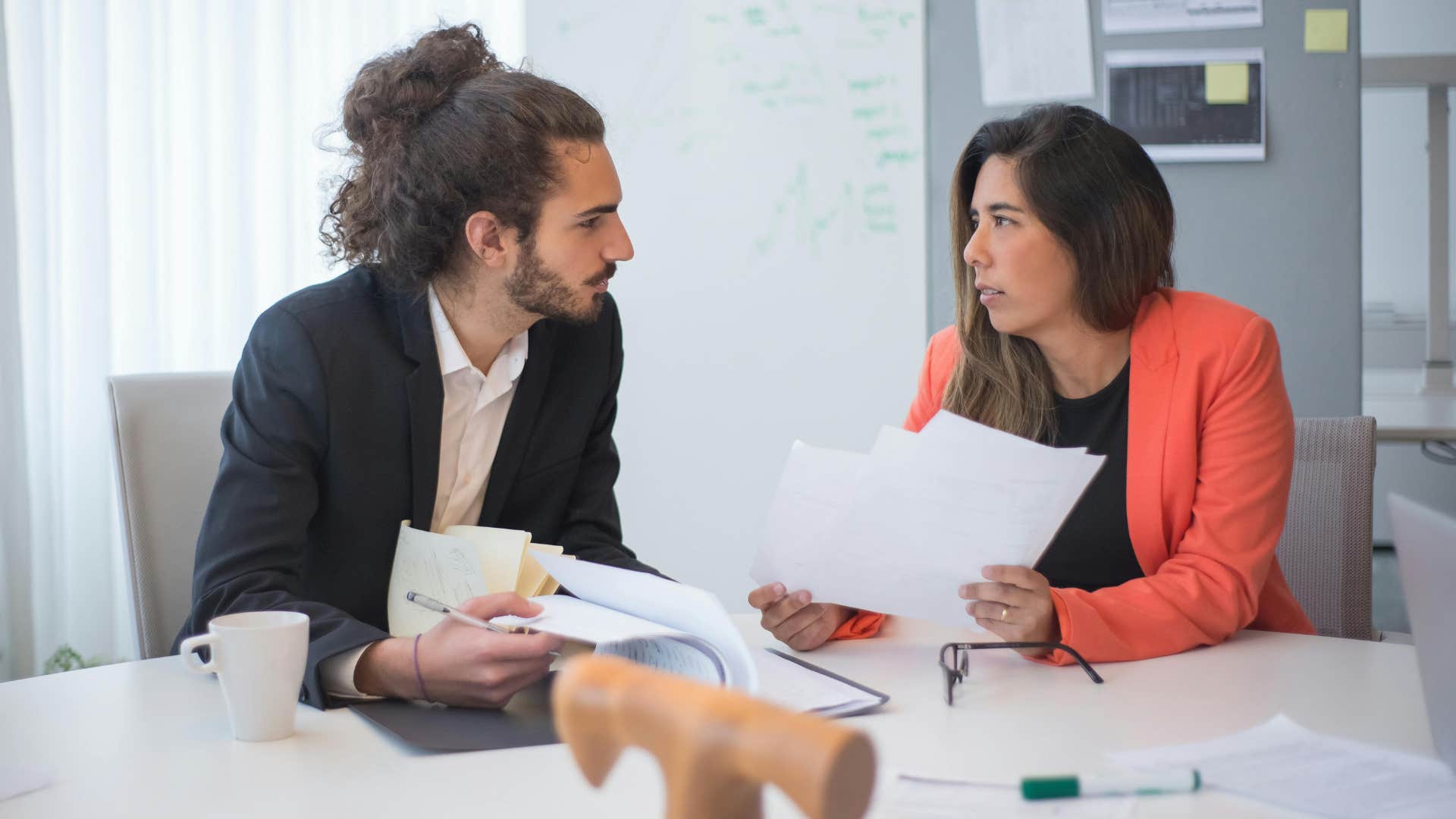 woman saying something inadvertently happened