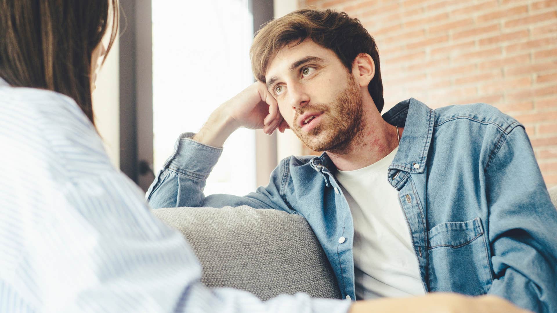 man asking partner how can I show up better