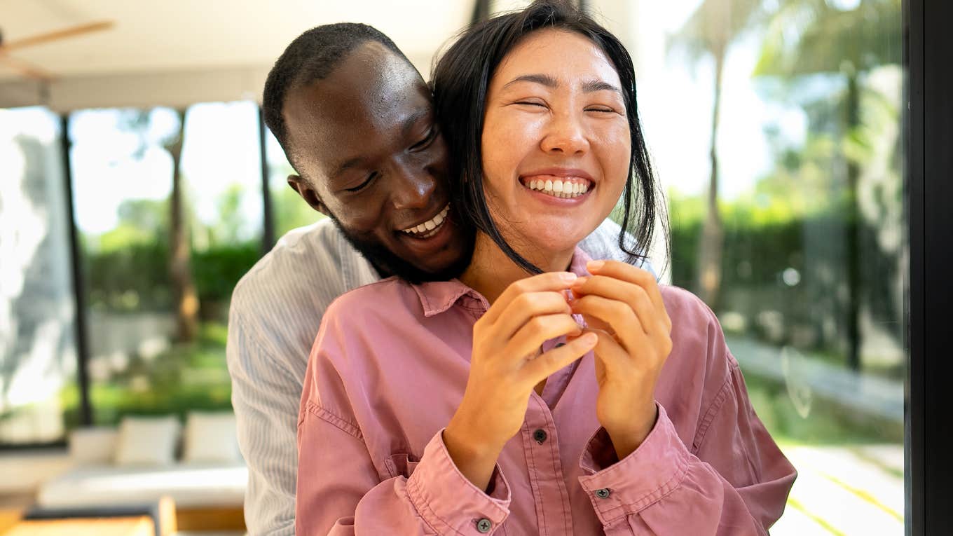 deeply connected couple sharing a warm intimate moment, illustrating the simple science-backed habits of partners who stay madly in love for a lifetime